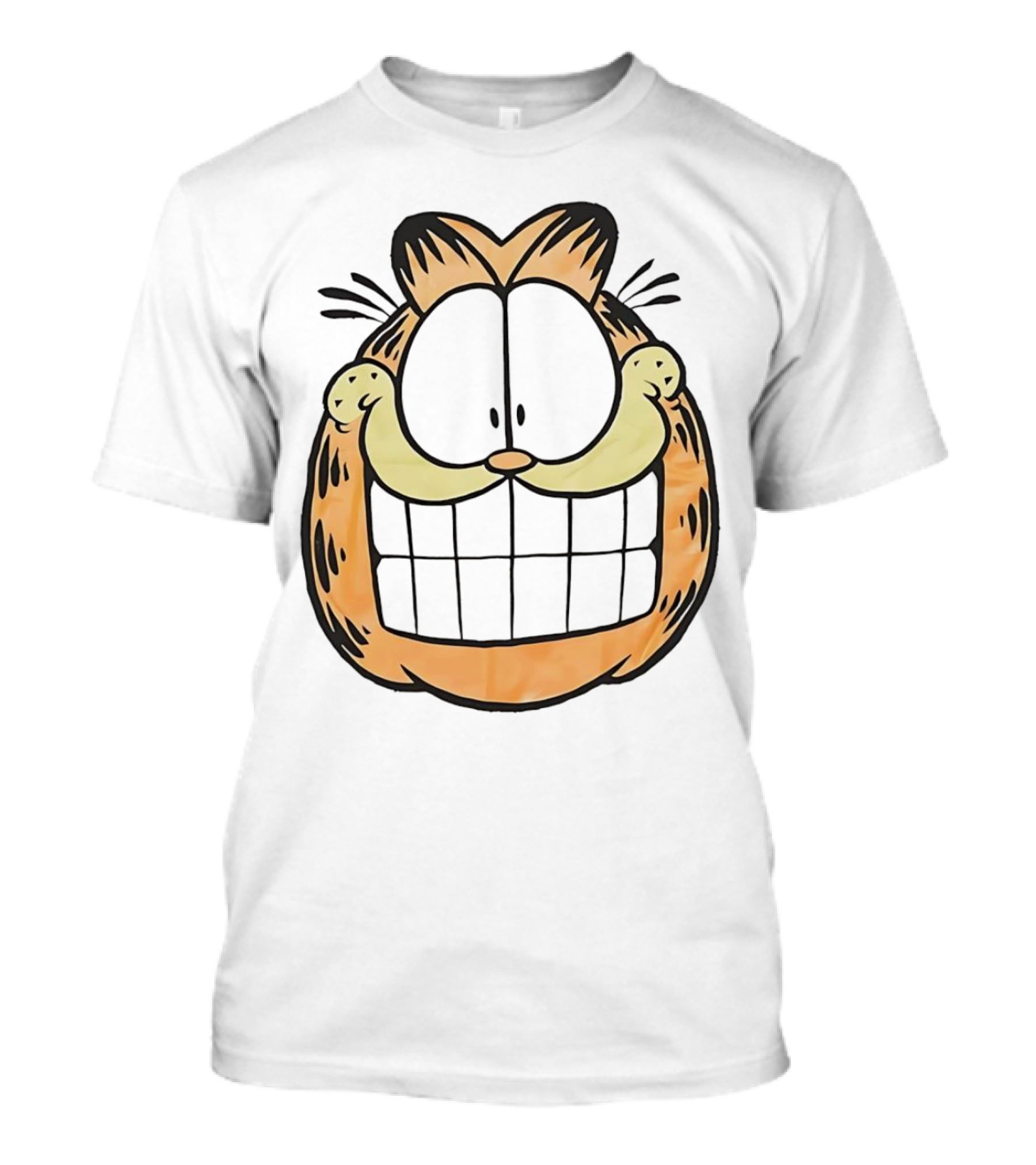 Garfield Big Face Classic Retro Comic Cat T-Shirt