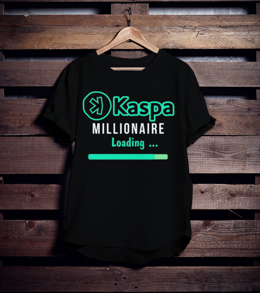 Kaspa Millionaire Loading Icon With Progress Bar T-Shirt