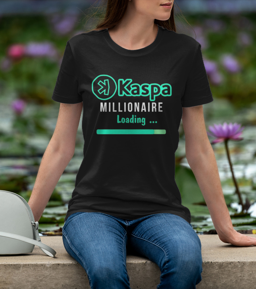 Kaspa Millionaire Loading Icon With Progress Bar T-Shirt