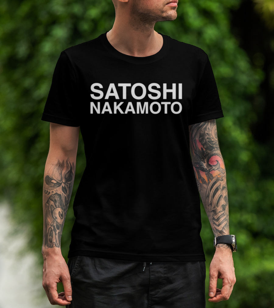 Satoshi Nakamoto Crypto Visionary T-Shirt
