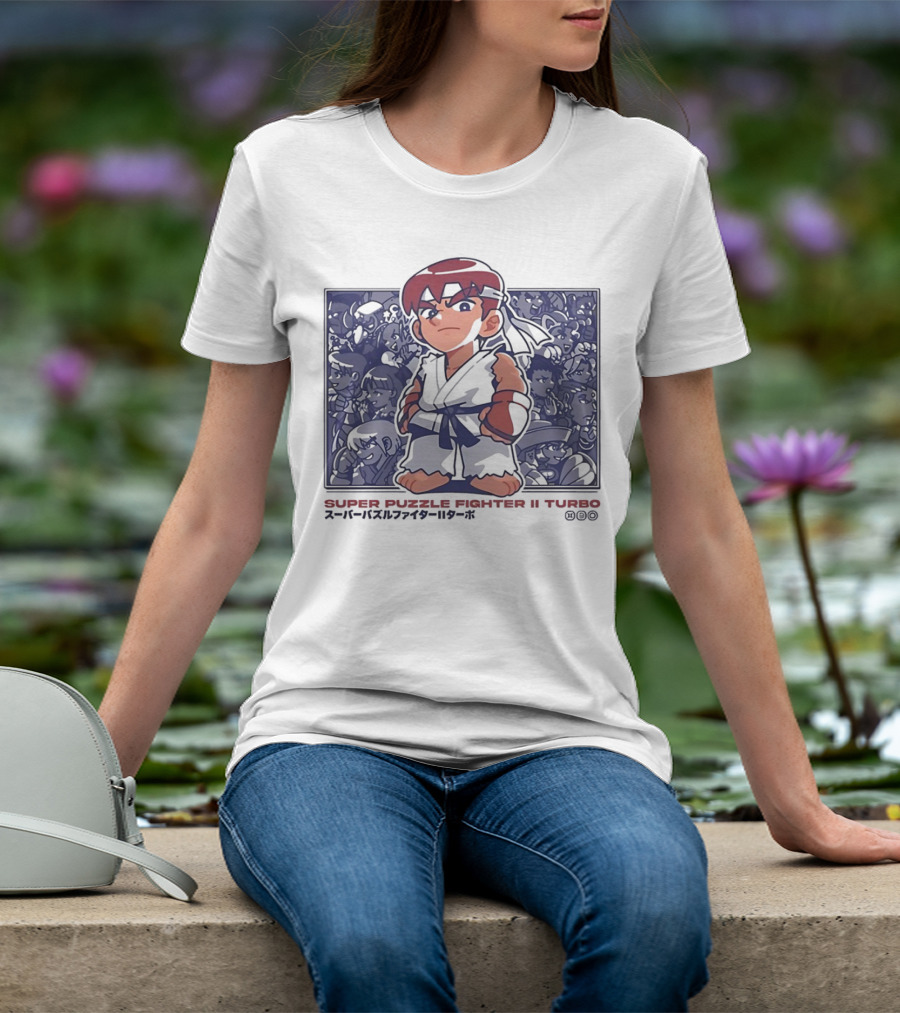 Super Puzzle Fighter II Turbo Character Lineup T-Shirt