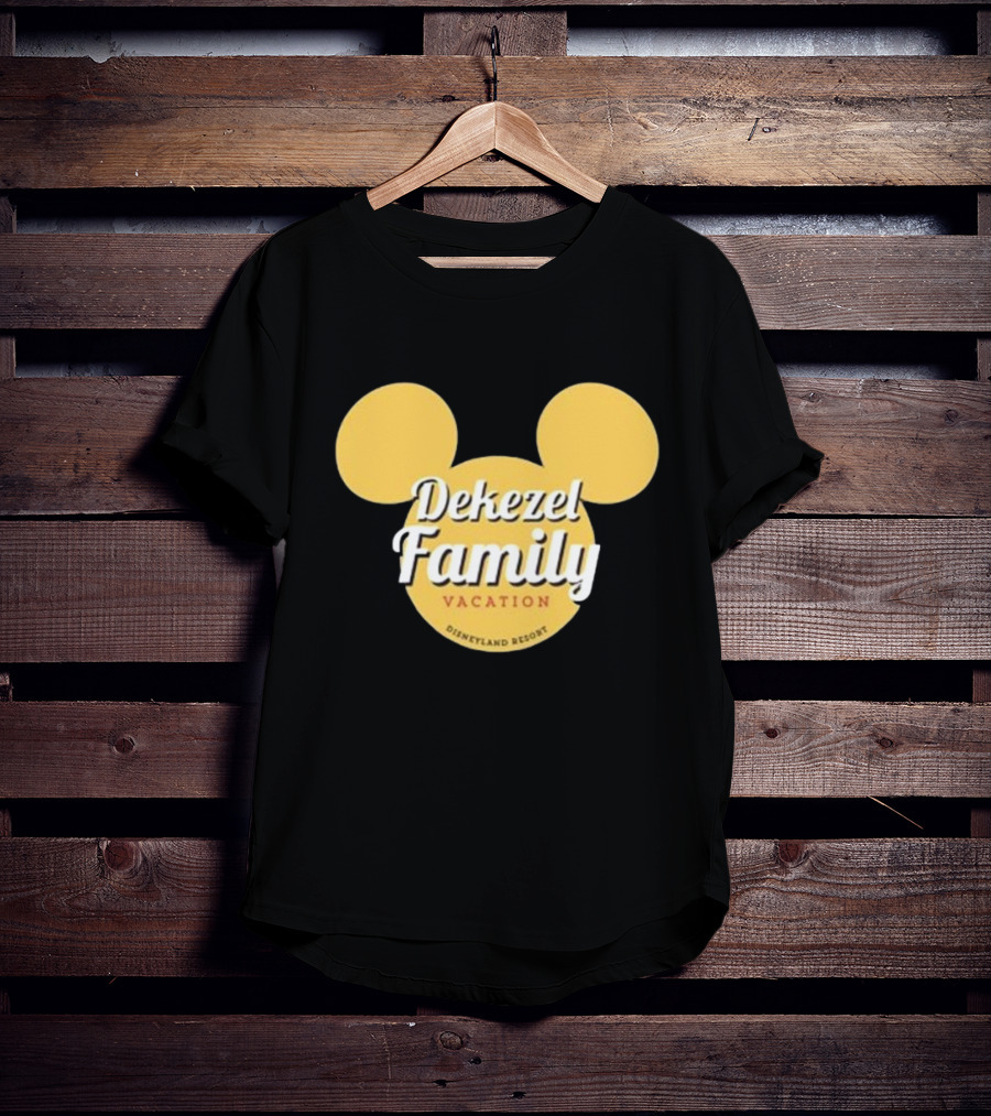 Dekezel Family Disneyland Resort Vacation Mickey Mouse T-Shirt