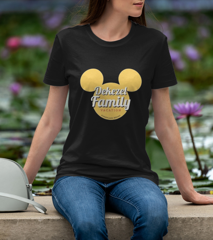 Dekezel Family Disneyland Resort Vacation Mickey Mouse T-Shirt