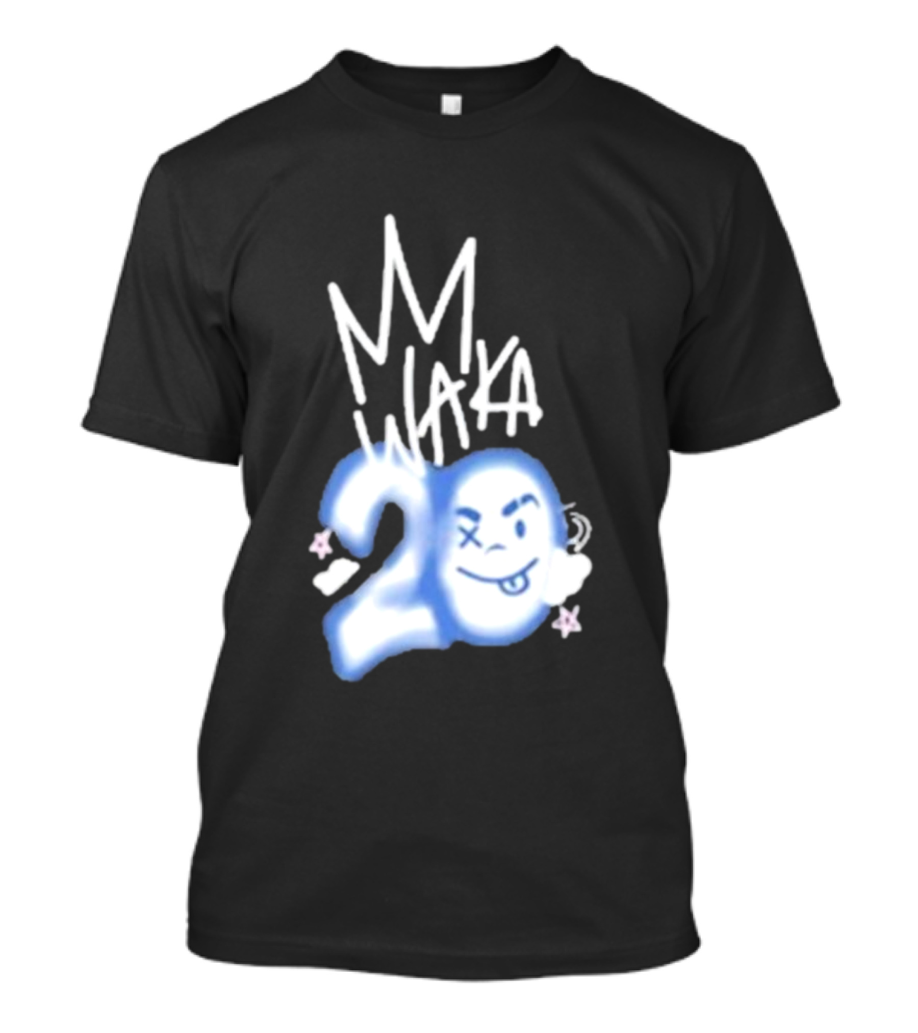 Waka Crew Waka 20 Birthday Bundle MM Style Cloud Star Emoji T-Shirt