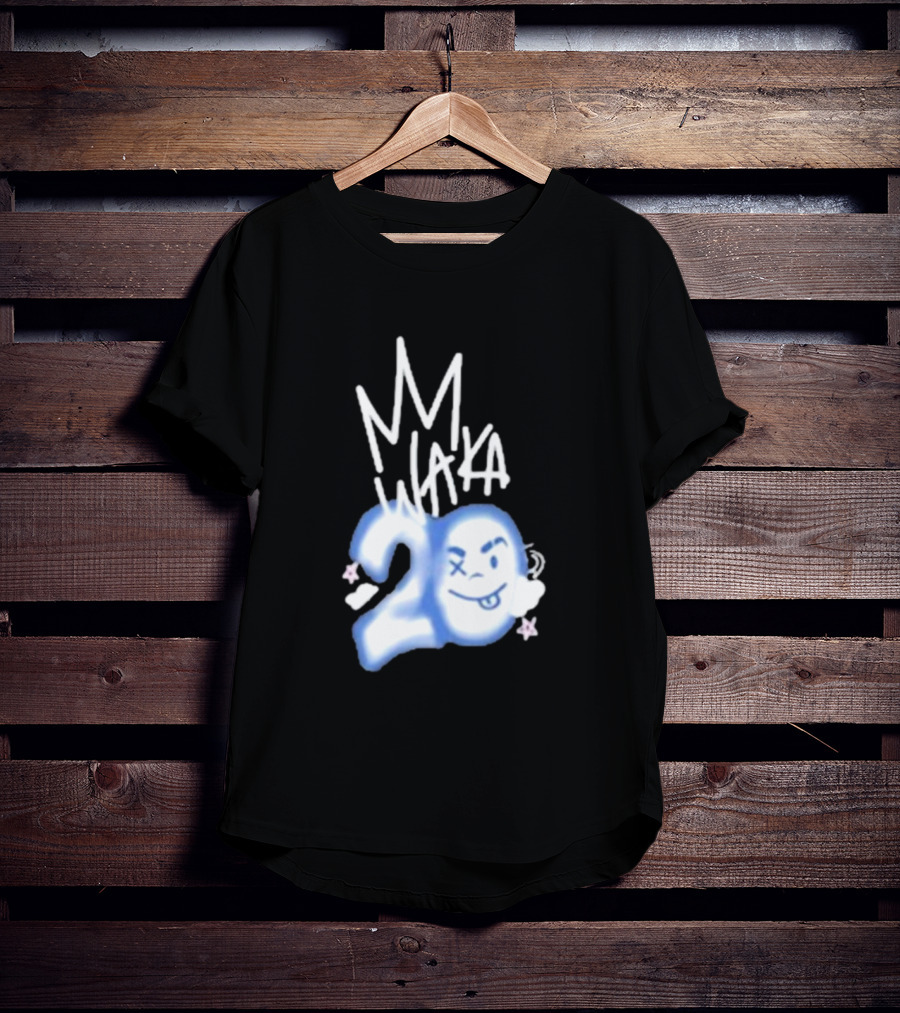 Waka Crew Waka 20 Birthday Bundle MM Style Cloud Star Emoji T-Shirt