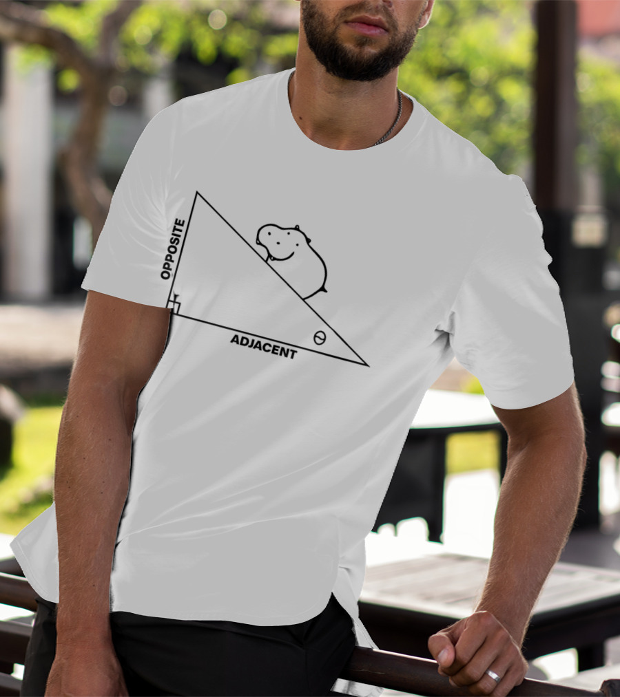 Hippotenuse Triangle Opposite Adjacent T-Shirt
