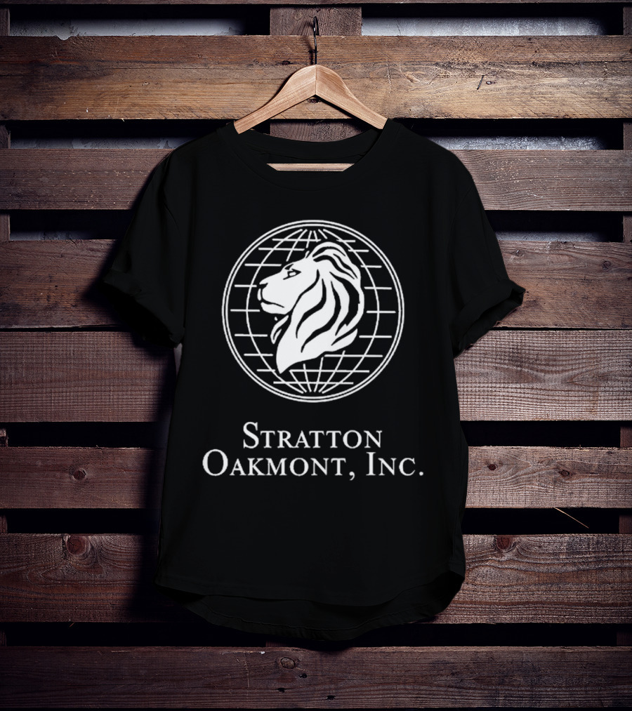 Stratton Oakmont Inc Lion Globe T-Shirt