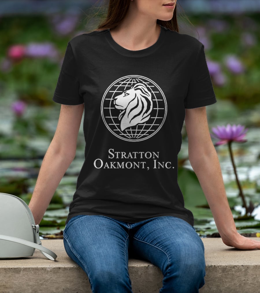 Stratton Oakmont Inc Lion Globe T-Shirt