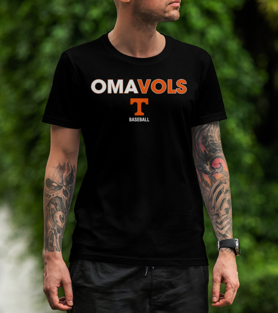 Omavols Tennessee Volunteers Baseball T-Shirt