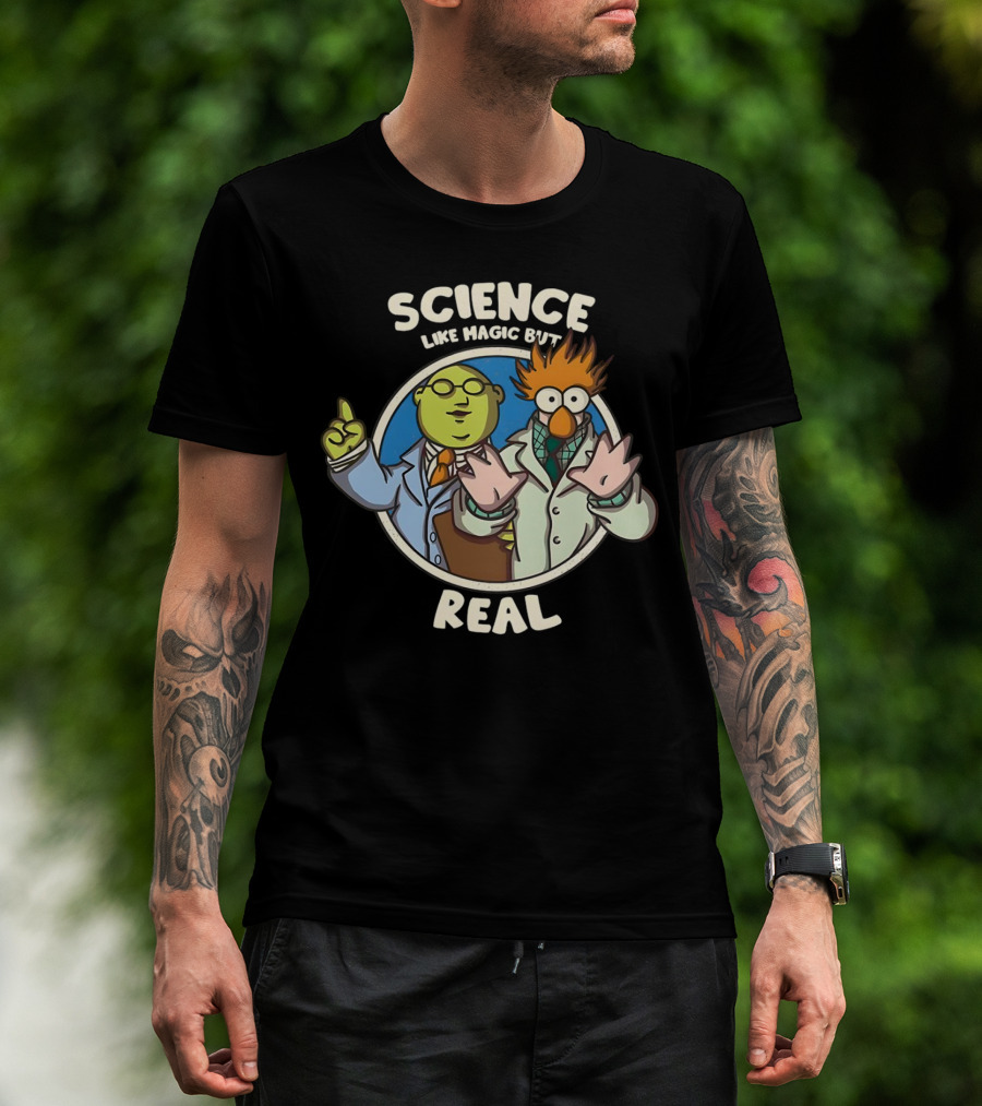 Dr. Bunsen Honeydew And Beaker Science Like Magic But Real T-Shirt