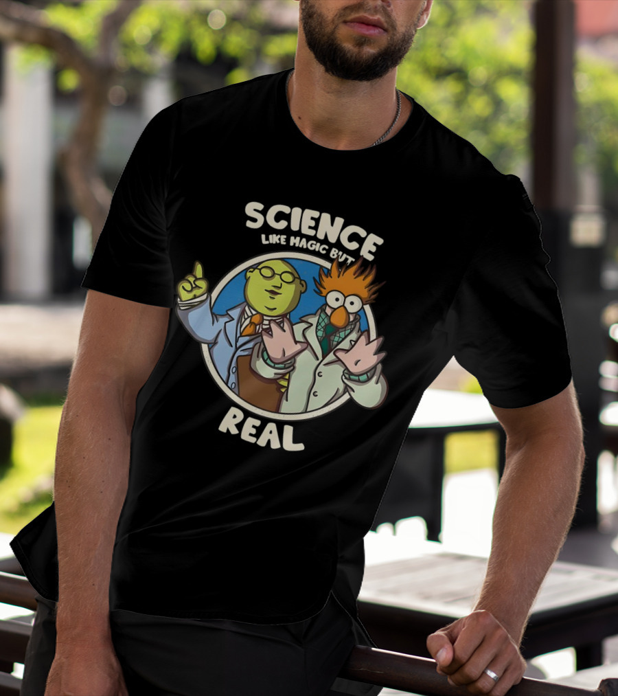 Dr. Bunsen Honeydew And Beaker Science Like Magic But Real T-Shirt