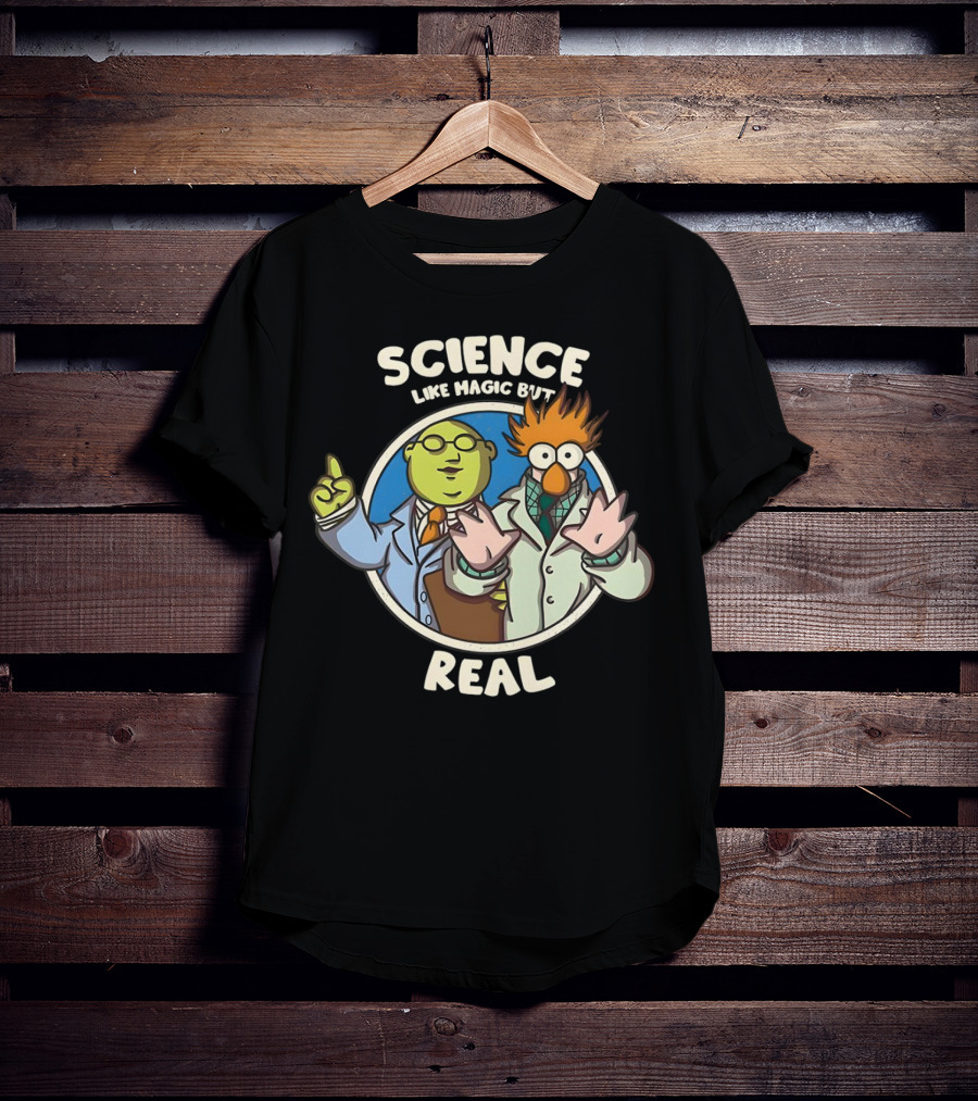 Dr. Bunsen Honeydew And Beaker Science Like Magic But Real T-Shirt
