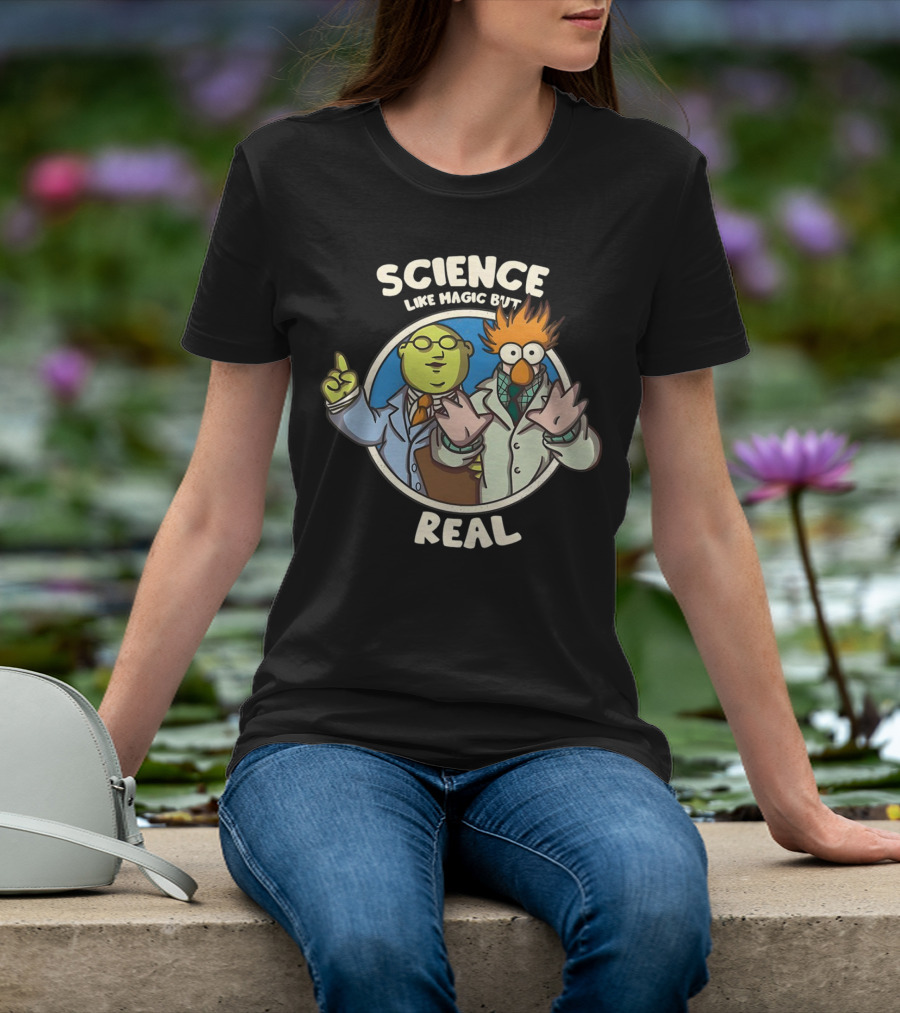 Dr. Bunsen Honeydew And Beaker Science Like Magic But Real T-Shirt