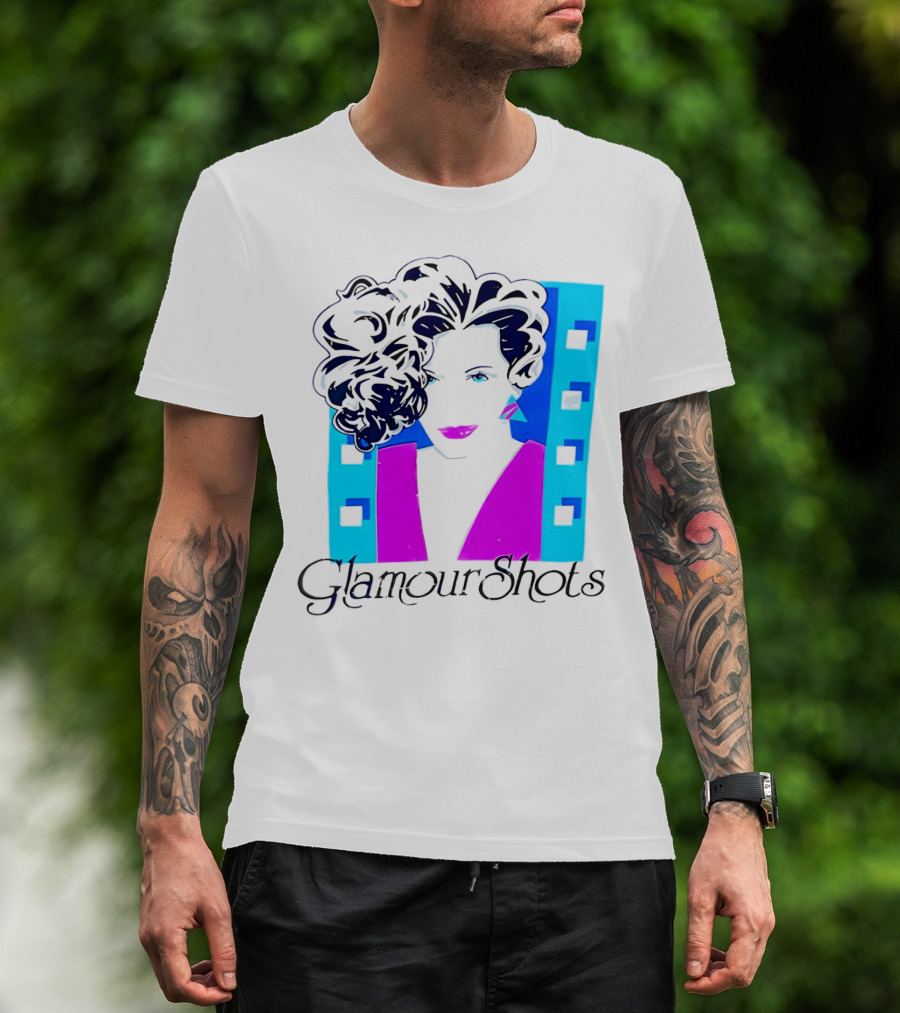 Glamour Shots Pop Art Retro Style Icons T-Shirt