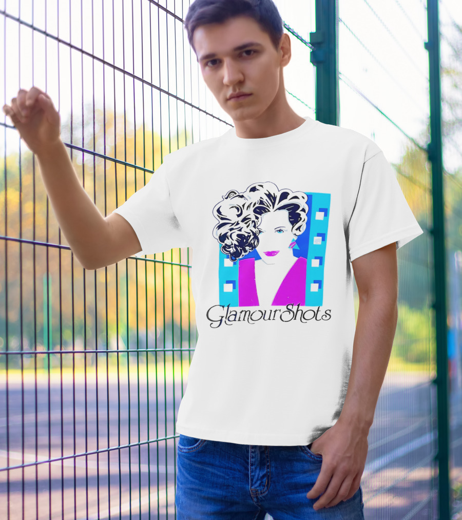 Glamour Shots Pop Art Retro Style Icons T-Shirt