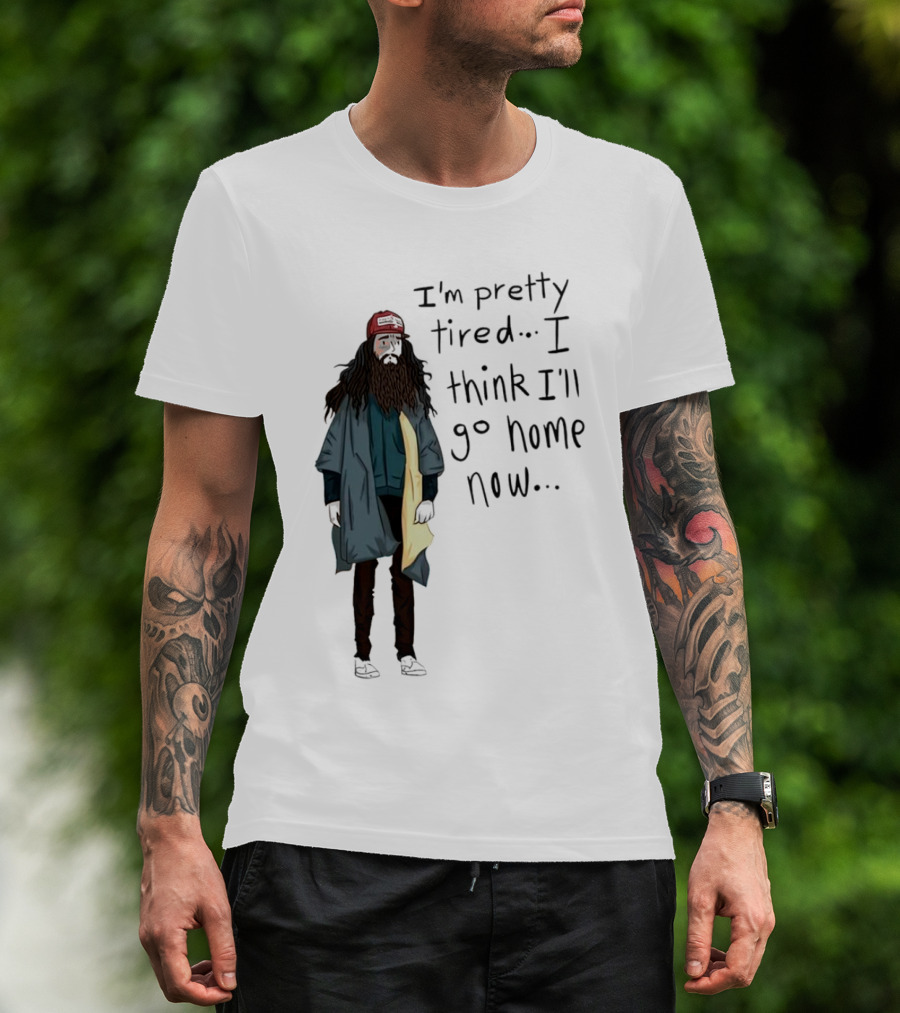 I'm Pretty Tired I Think I'll Go Home Now Vintage Movie Forest Run T-Shirt