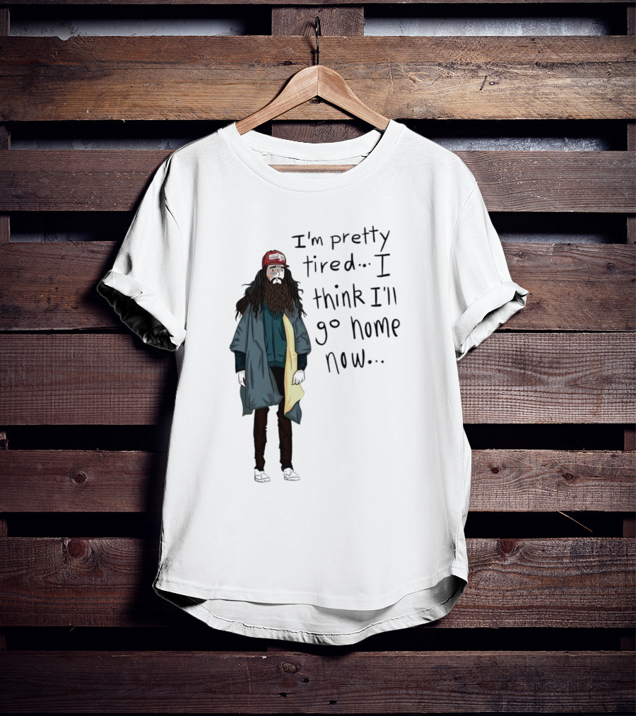 I'm Pretty Tired I Think I'll Go Home Now Vintage Movie Forest Run T-Shirt