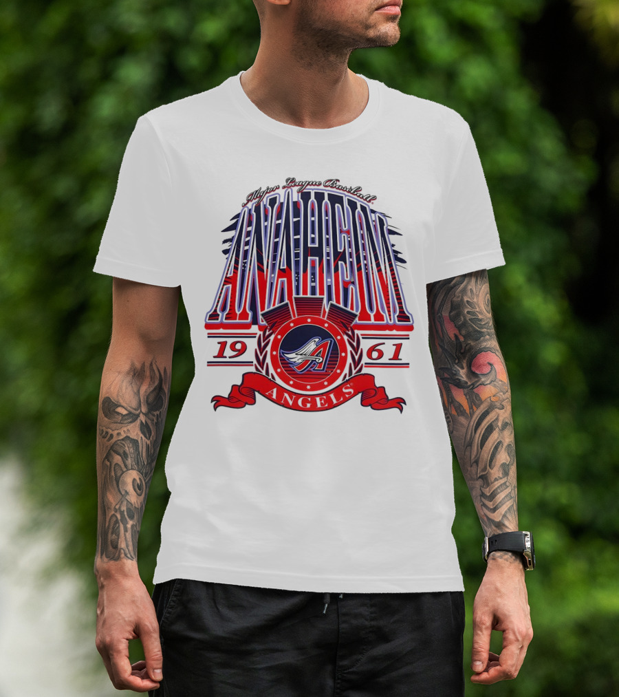 Major League Baseball Anaheim Angels 1961 T-Shirt
