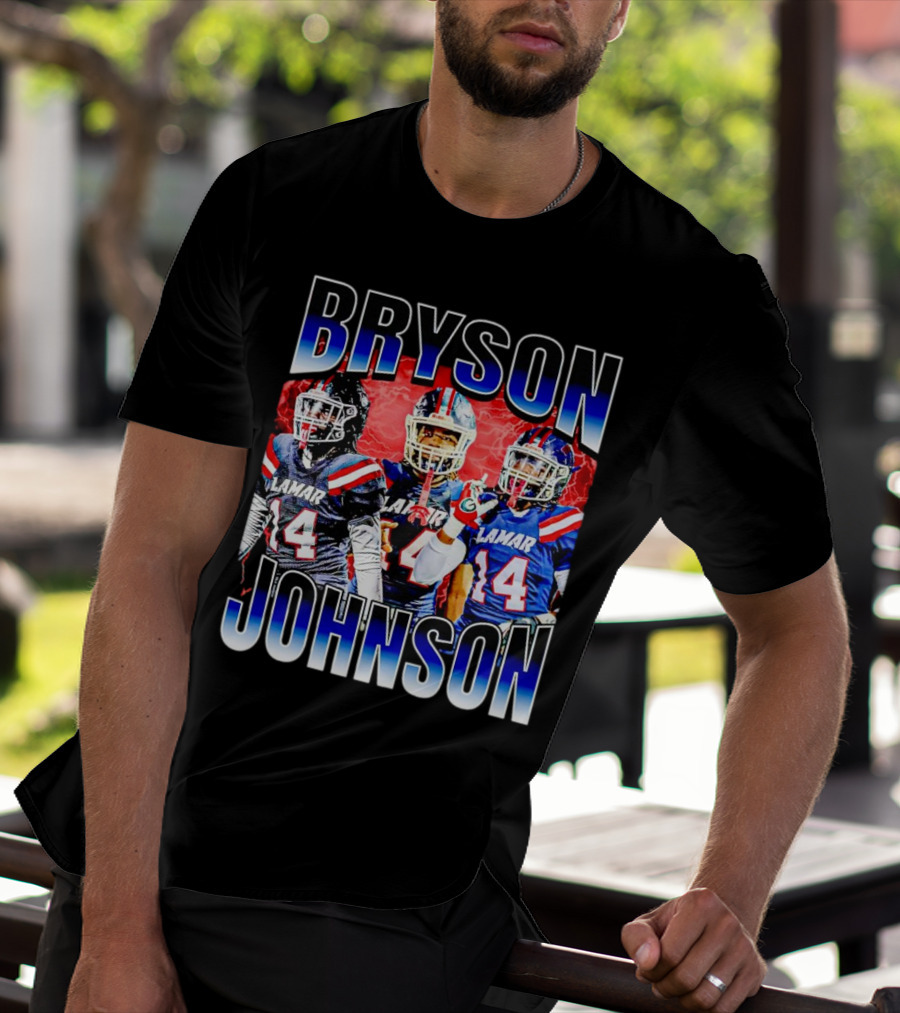 Bryson Johnson Lamar 44 Football Vintage T-Shirt