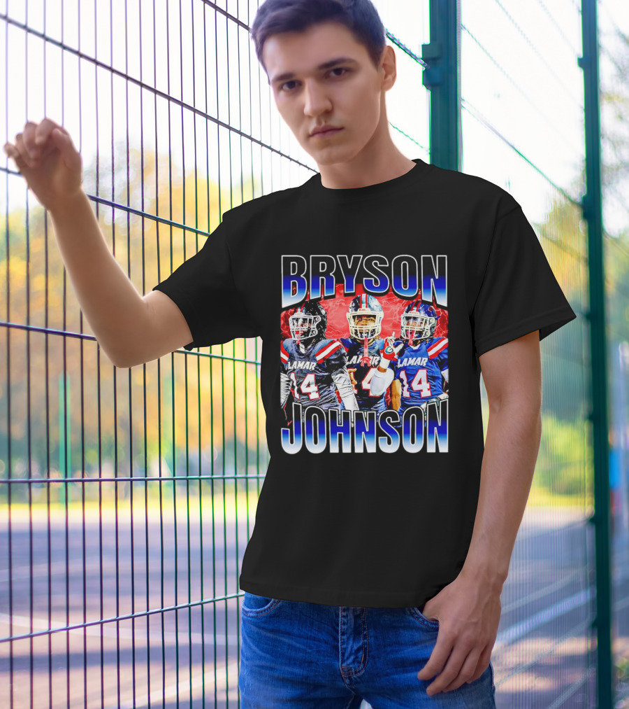 Bryson Johnson Lamar 44 Football Vintage T-Shirt