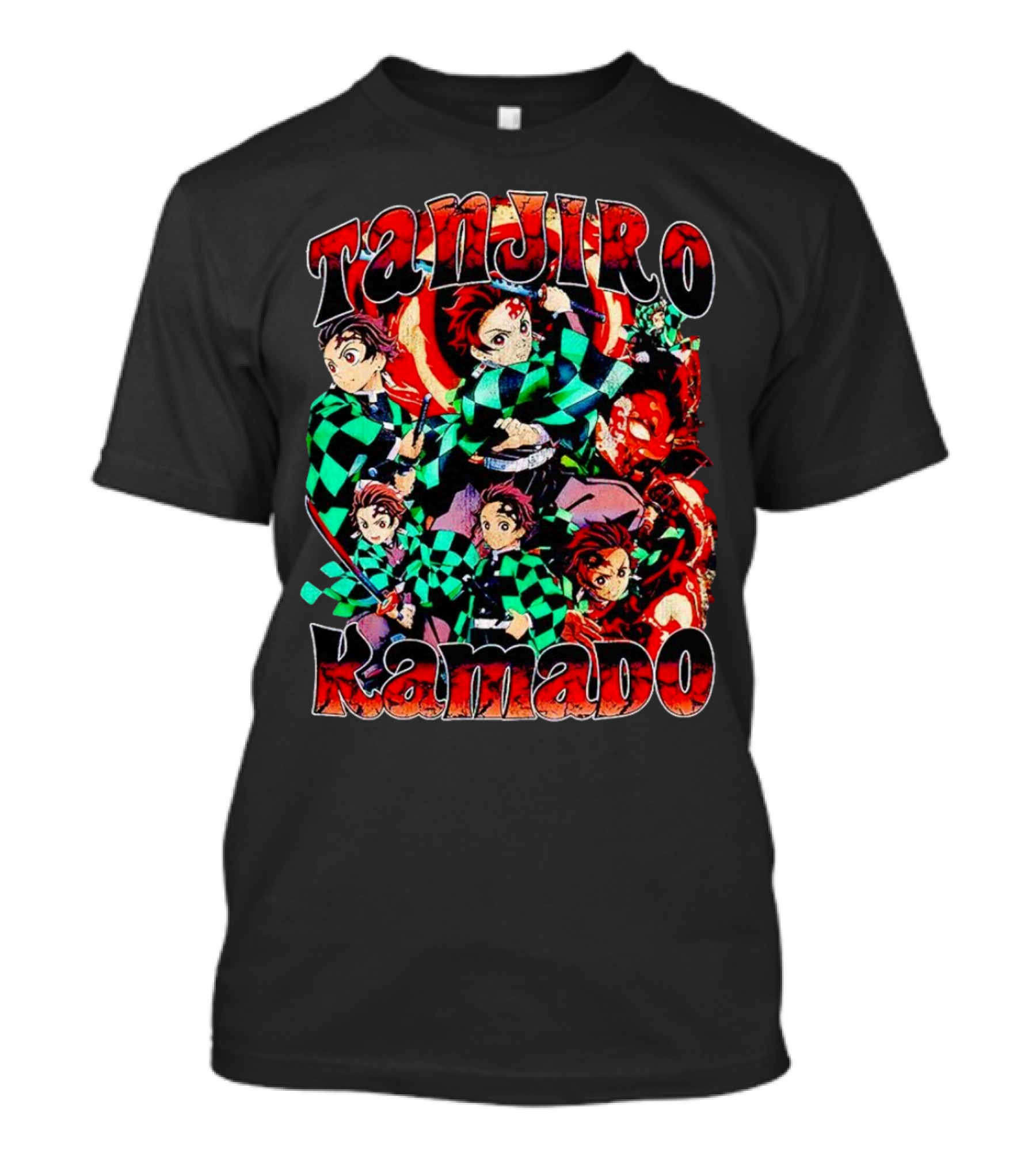 Tanjiro Kamado Vintage Anime Character Collection T-Shirt
