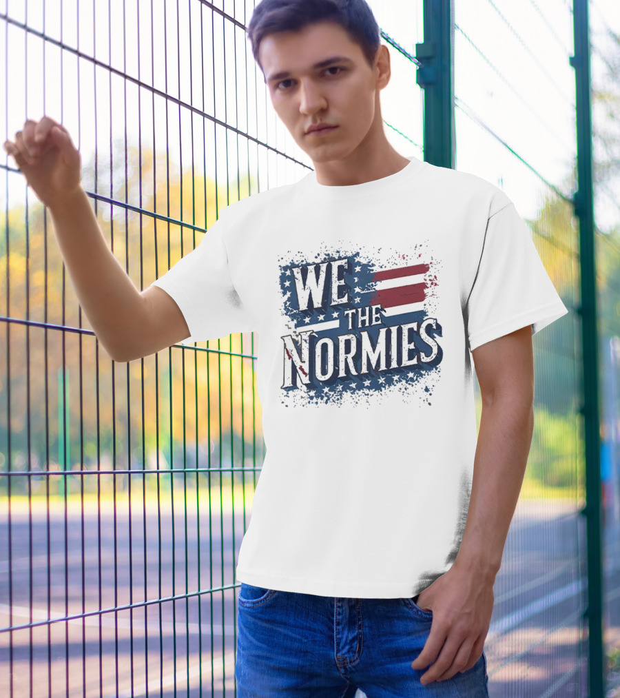 We The Normies American Flag T-Shirt