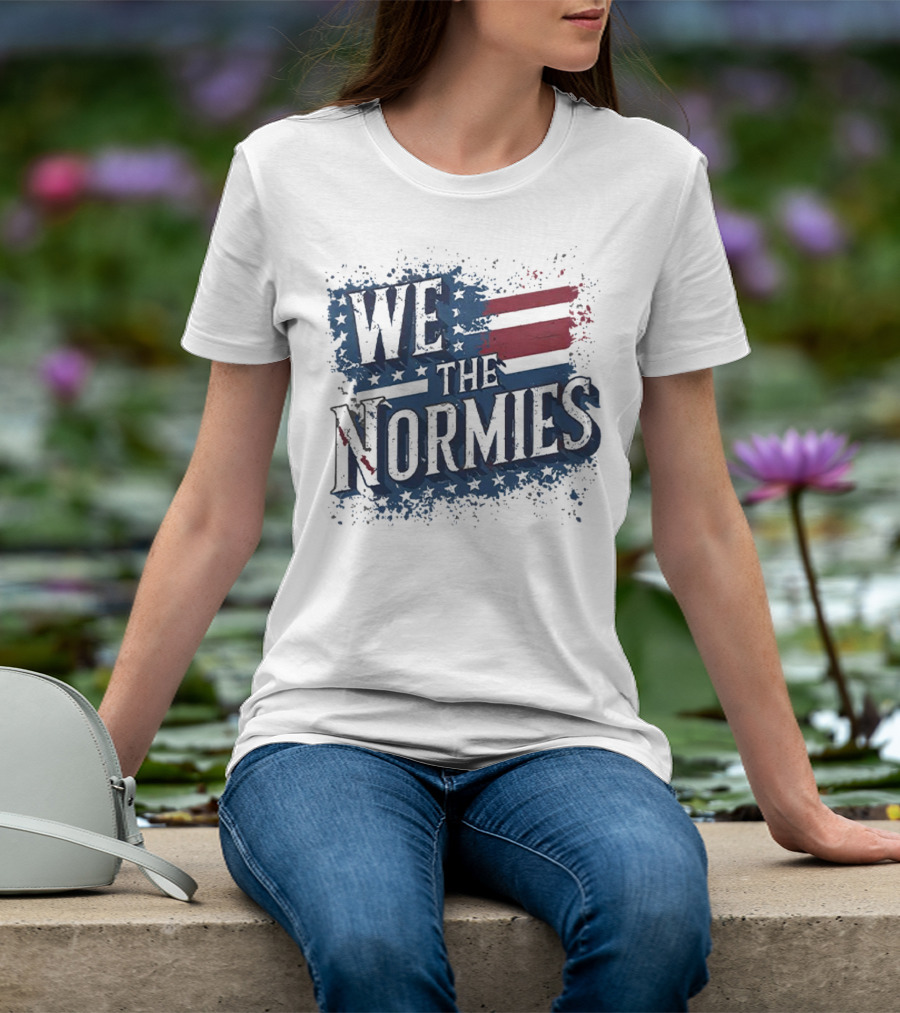 We The Normies American Flag T-Shirt