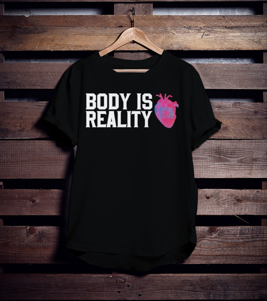 Body Is Reality Crimes Of The Future Heart T-Shirt
