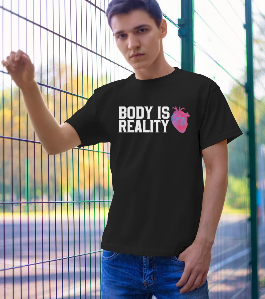 Body Is Reality Crimes Of The Future Heart T-Shirt