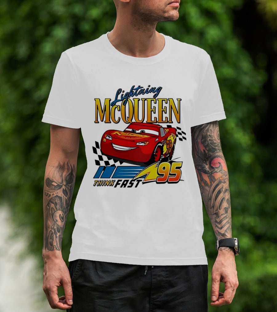 Lightning McQueen 95 Think Fast Racing Adventure T-Shirt