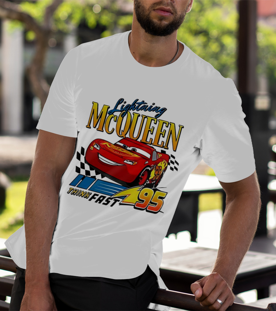 Lightning McQueen 95 Think Fast Racing Adventure T-Shirt