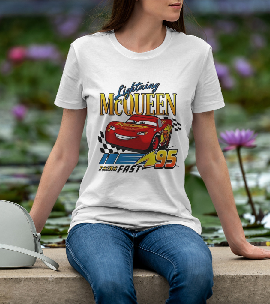 Lightning McQueen 95 Think Fast Racing Adventure T-Shirt