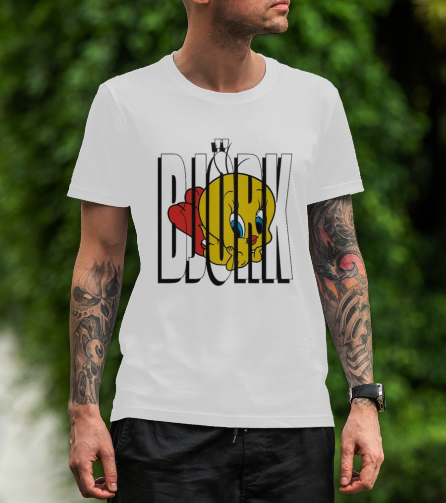 Tweety Bjork Chibi Cute Duck T-Shirt