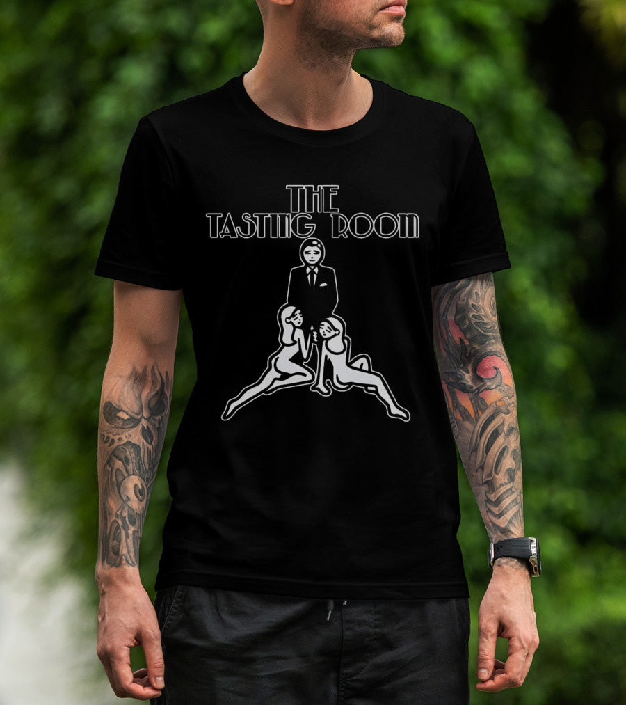 The Tasting Room Sophisticated Style With Two Figures T-Shirt