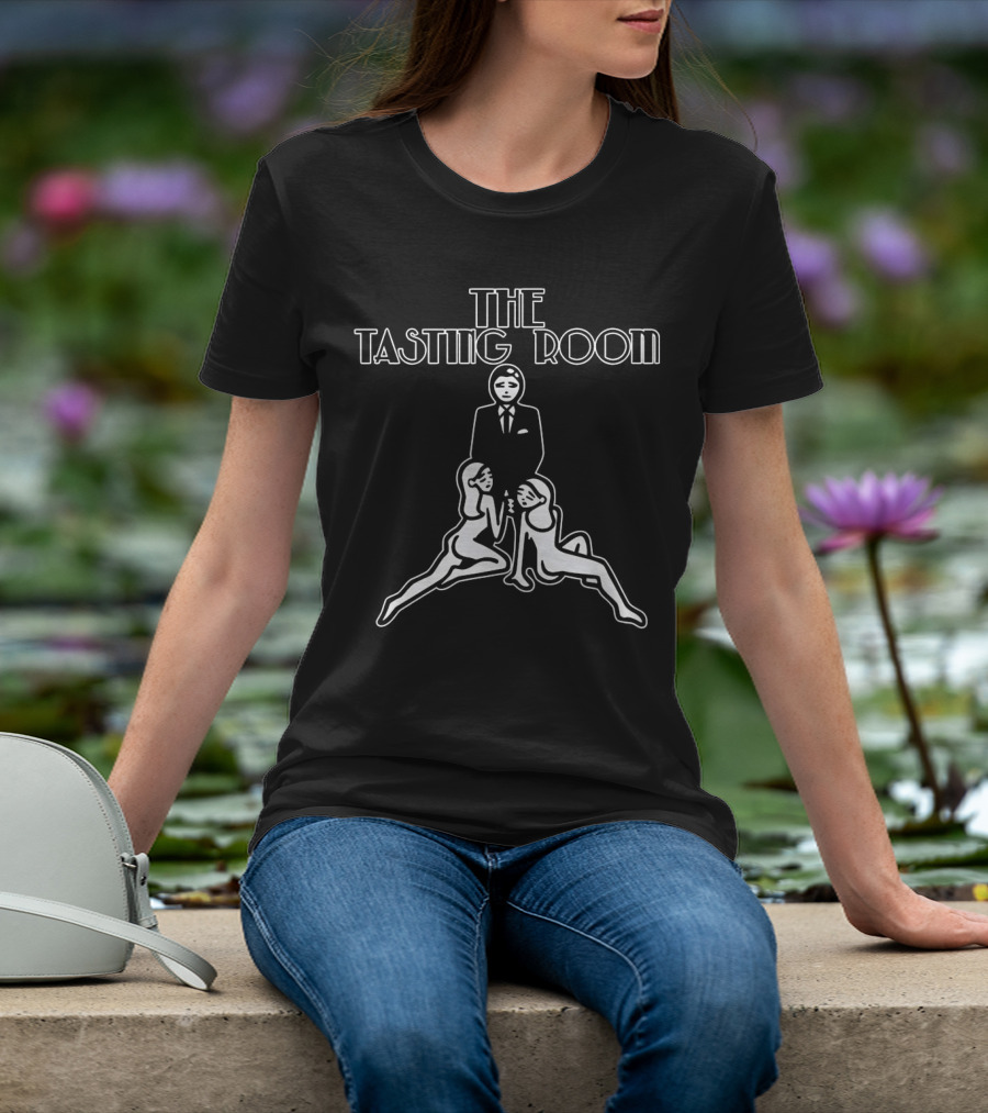 The Tasting Room Sophisticated Style With Two Figures T-Shirt