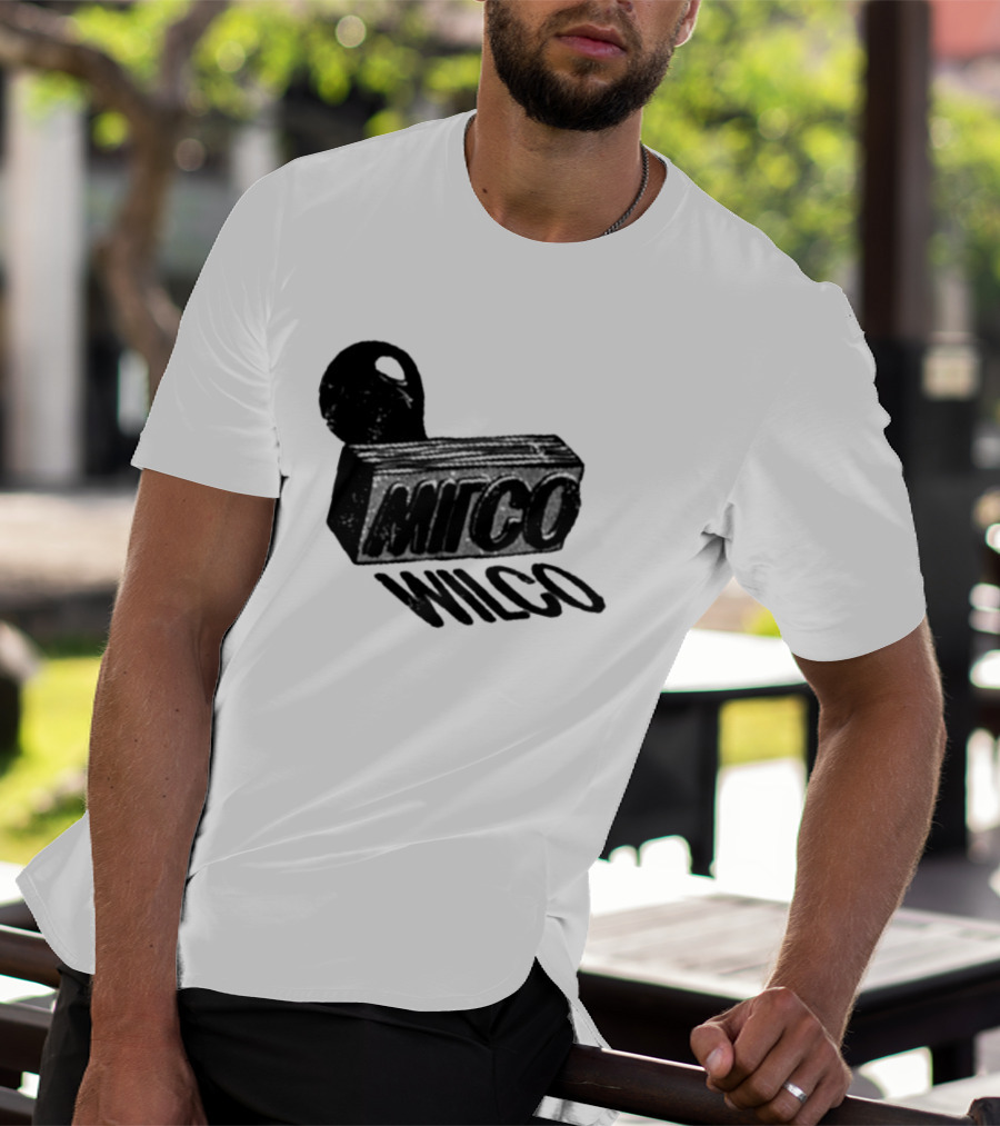 Wilco Band Logo Stamp Block T-Shirt