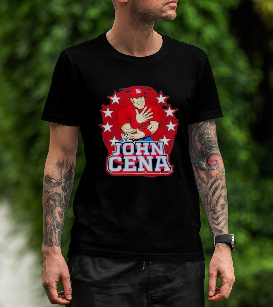 WWE John Cena Cartoon Stars T-Shirt