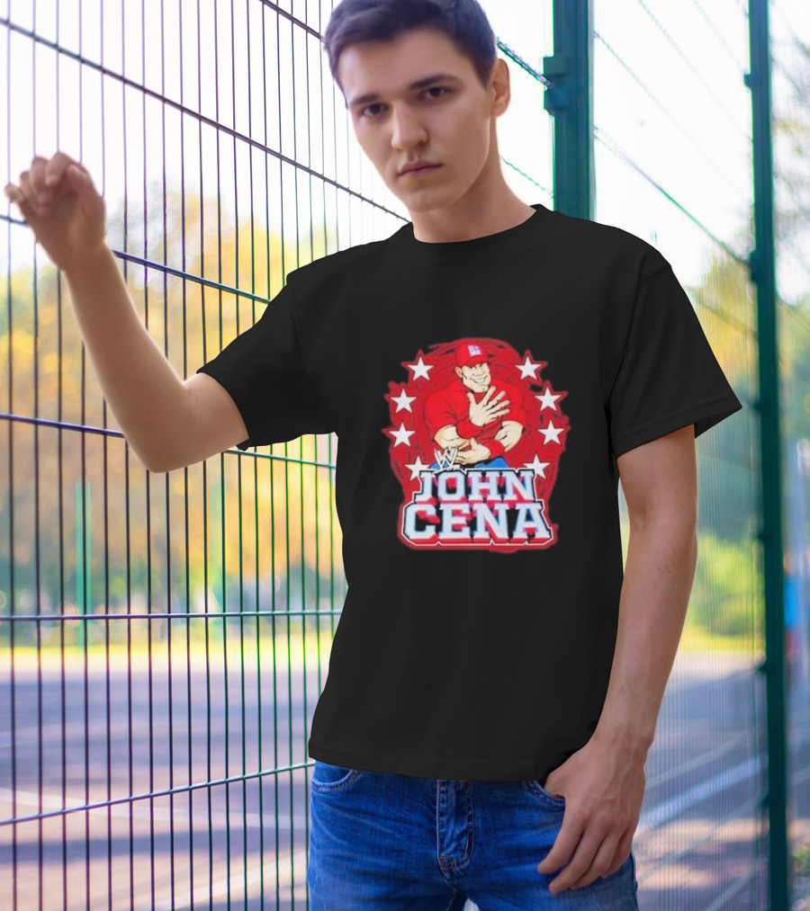 WWE John Cena Cartoon Stars T-Shirt