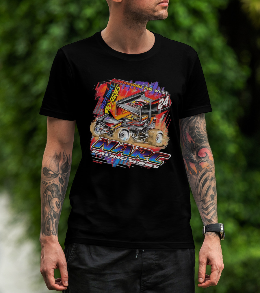 Conquering The West Coast 410 Series NARC Racing Series 24 T-Shirt