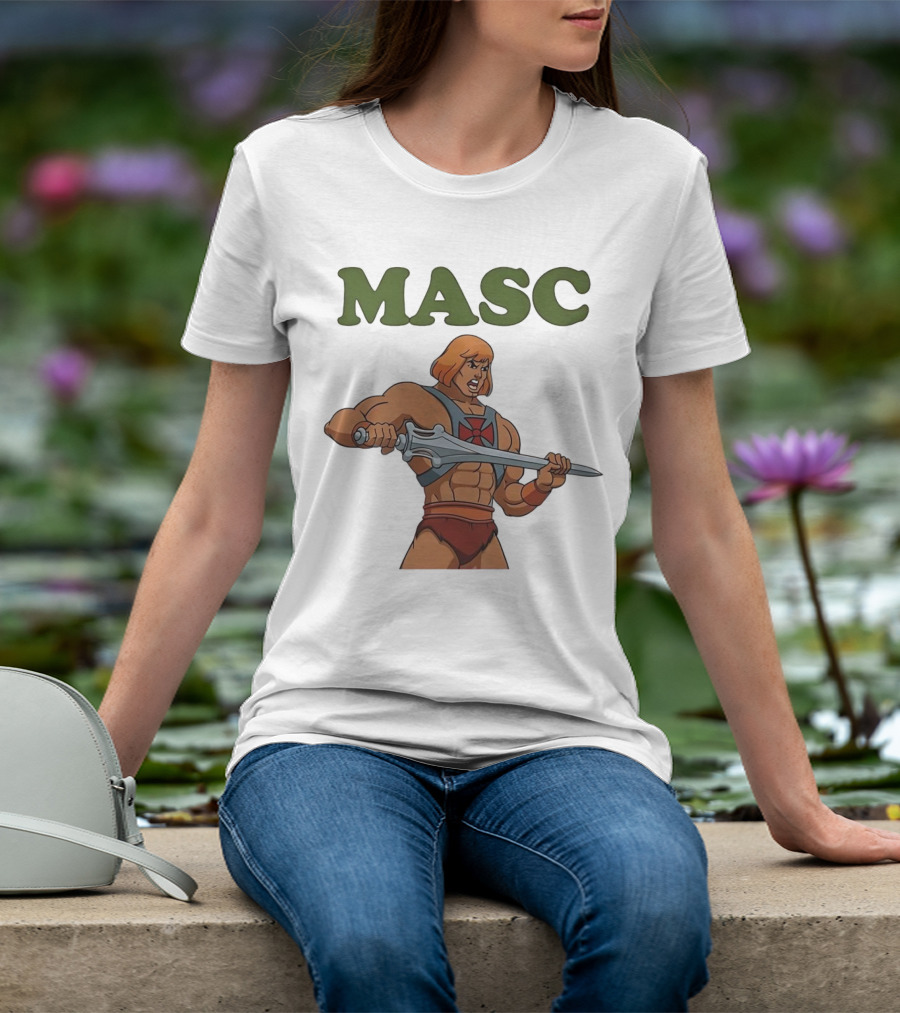 MASC He-Man Comic Character T-Shirt