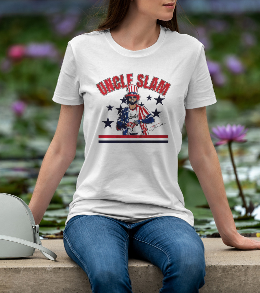 UNCLE SLAM Jesse Winker Signature Patriotic T-Shirt