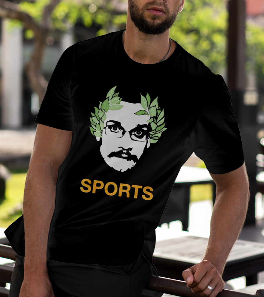 Olympic John Laurel Wreath Face Sports T-Shirt