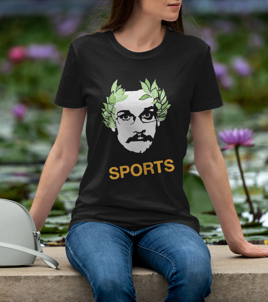 Olympic John Laurel Wreath Face Sports T-Shirt