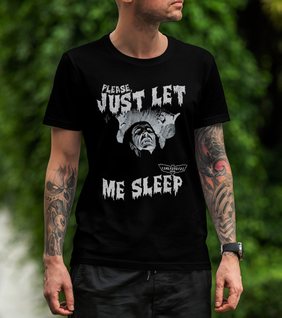 Please Just Let Me Sleep Dracula With Classic Horror T-Shirt