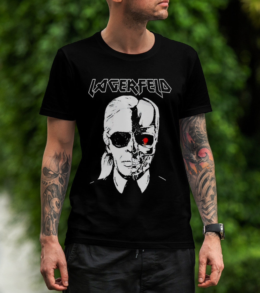 Lagerfeld Stylestalker Cybernetic Visionary Fashion T-Shirt