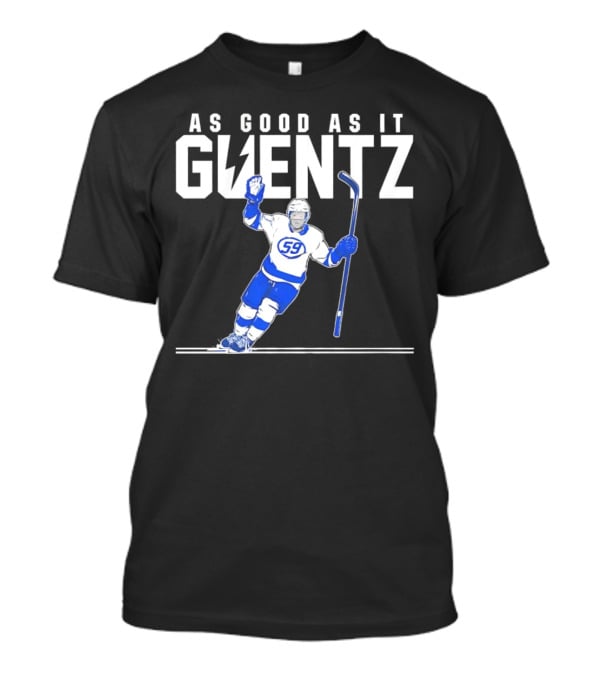 As Good As It Guentz 59 Tampa Bay Lightning Jake Guentzel Hockey Player T-Shirt