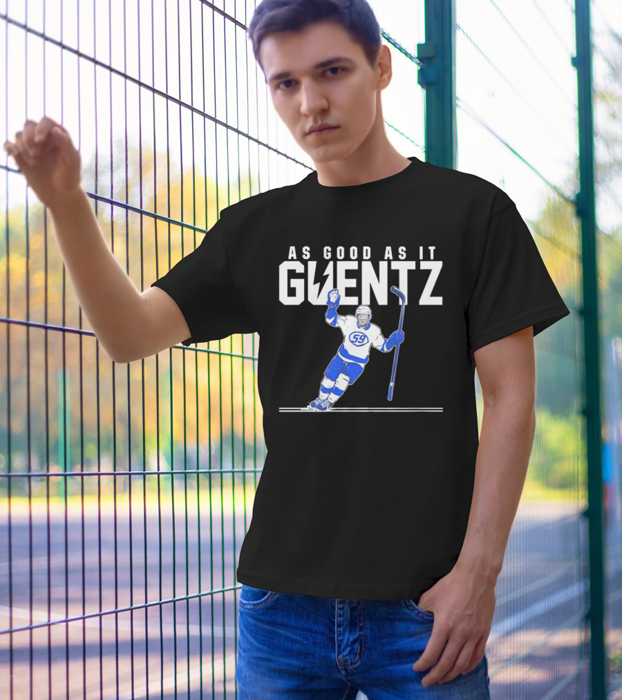As Good As It Guentz 59 Tampa Bay Lightning Jake Guentzel Hockey Player T-Shirt