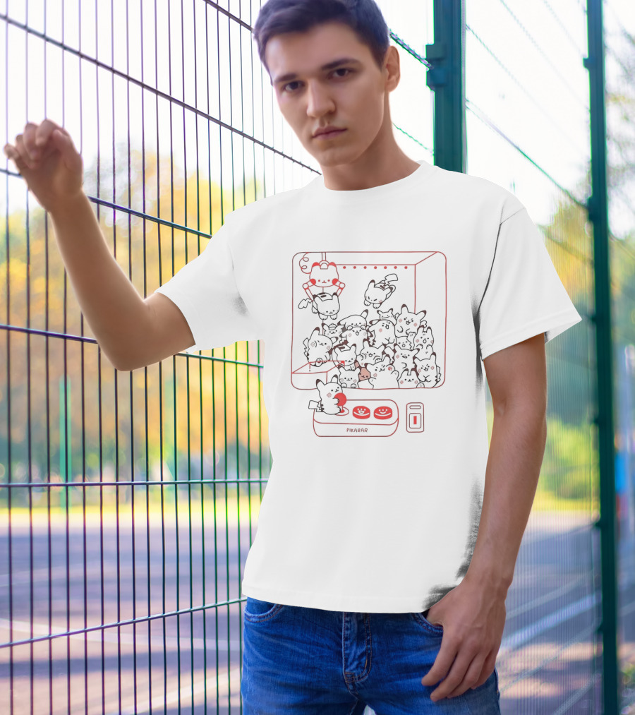 Pikachu Crane Game T-Shirt