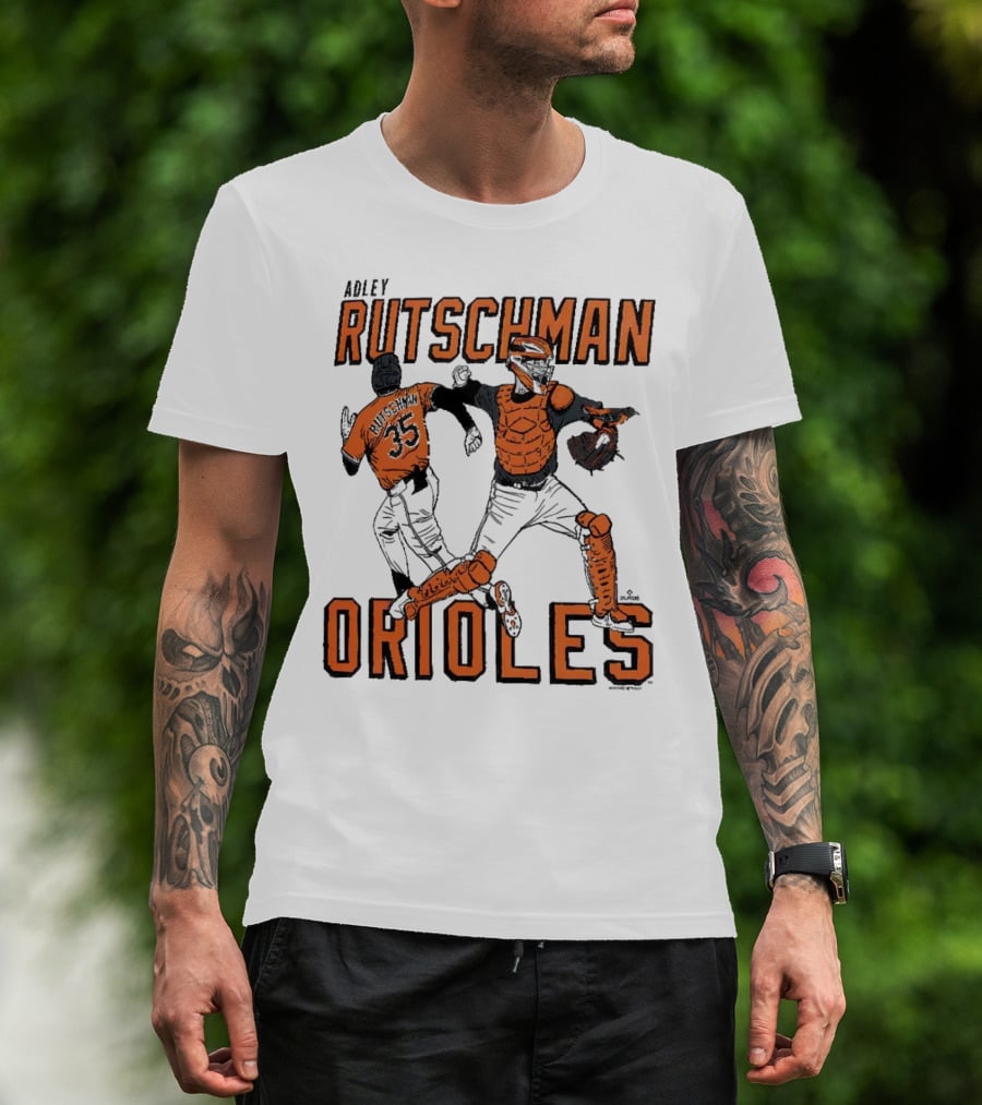 Adley Rutschman Baltimore Orioles #35 MLB Catcher T-Shirt