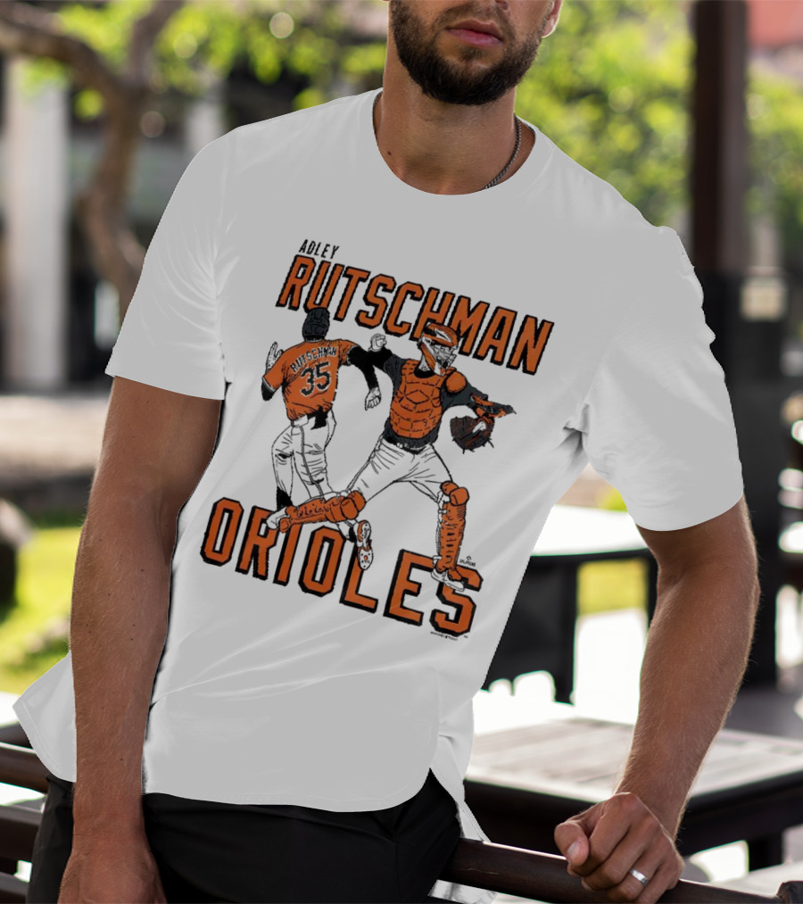 Adley Rutschman Baltimore Orioles #35 MLB Catcher T-Shirt